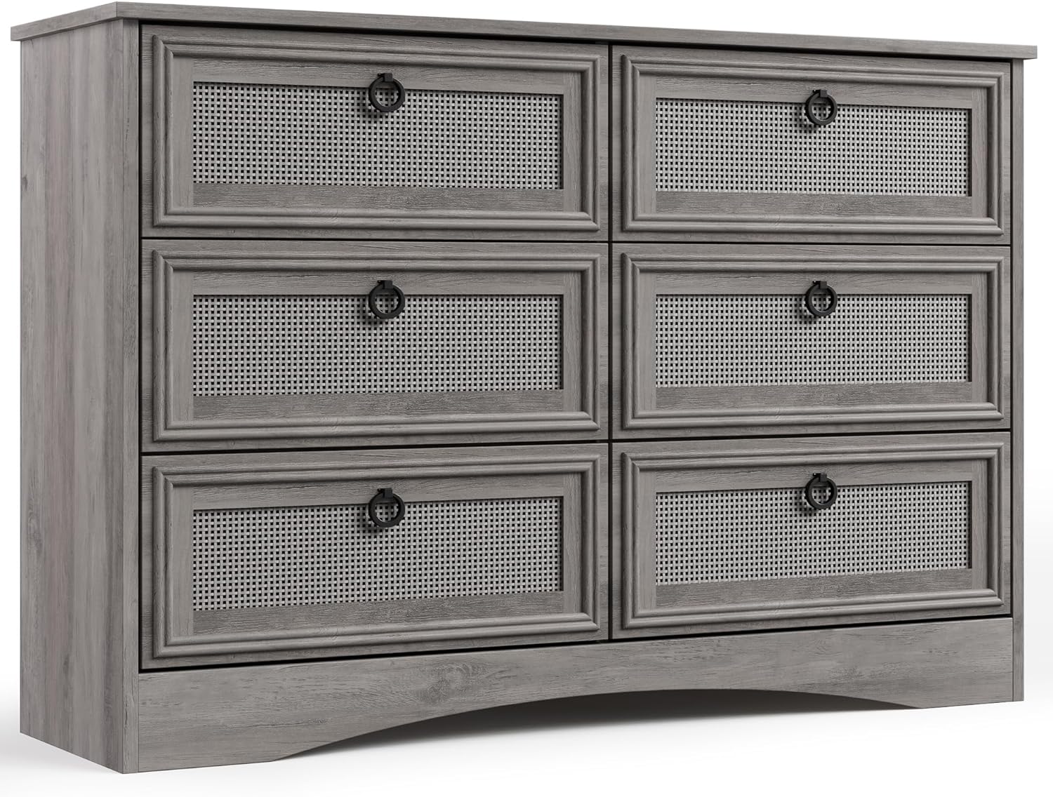 Modern 6 Drawer Dresser Rattan, Dressers for Bedroom, Chest of Drawers LGHM Modern 6 Drawer Dresser Rattan, Dressers for Bedroom, Chest of Drawers LGHM