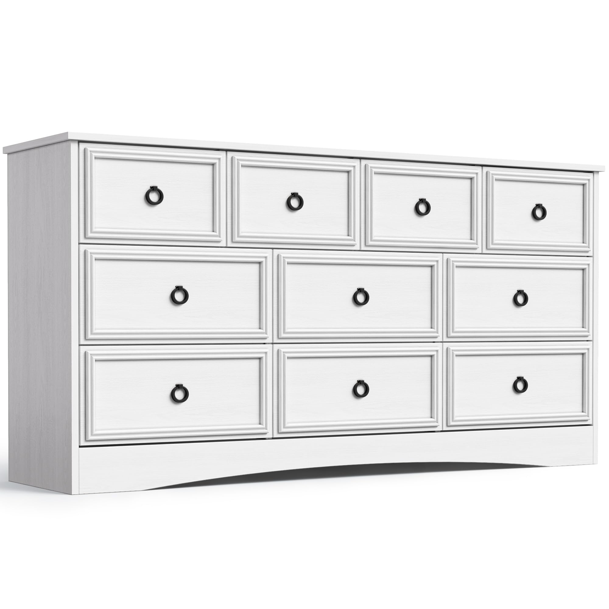 LGHM 10 Drawer Dresser, Dressers For Bedroom, White LGHM 10 Drawer Dresser, Dressers For Bedroom, White